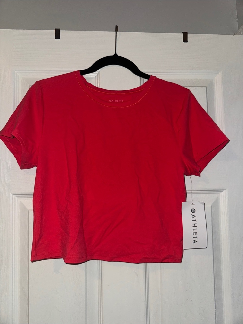 NWT Athleta Transcend Open Back Tee